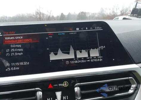 2020 BMW 330I xDrive z USA, uszkodzony, nr VIN WBA5R7C08LFH79469